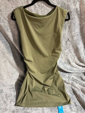Cupshe Olive Tank Midi Dress